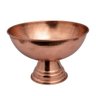 Champanheira Balde Gelo Cobre Puro Funda Com Pé Sem Alça 15L Metal Arte - 1