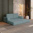 Ver imagem 3 de Sofá Cama À Vácuo 2 Lugares Linha Modular Flip Magic