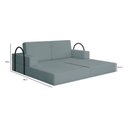 Ver imagem 6 de Sofá Cama À Vácuo 2 Lugares Linha Modular Flip Magic