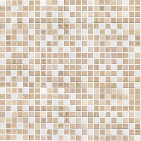 Papel de Parede Pastilhas Tons Claros de Bege - 2,50x0,50m