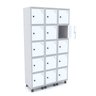 Armário Guarda Volume Locker Roupeiro 15 Portas Aço GRP 503/15  - 2