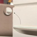 Ver imagem 3 de Mesa de Jantar Rubi Off White com Base de Metal Champanhe