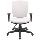 Ver imagem 6 de Kit 03 Cadeiras de Escritório Diretor Office Giratória Preto Alta Flexi P03 Vinil branco - lyam