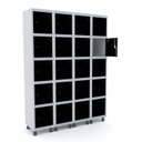 Ver imagem 2 de Armário Guarda Volume Locker Roupeiro 20 Portas Aço GRP 504/20