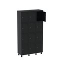 Ver imagem 2 de Armário Guarda Volume Locker Roupeiro 12 Portas Aço GRP 503/12