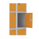 Ver imagem 3 de Armário Locker Guarda-Volume 20 Portas Aço Grp 504/20 Laranja/Picasso
