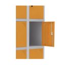 Ver imagem 3 de Armário Locker Guarda-Volume 20 Portas Aço Grp 504/20 Laranja/Picasso