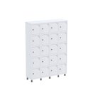 Ver imagem 3 de Armário Guarda Volume Locker Roupeiro 20 Portas Aço Grp 504/20 Branco