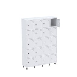 Armário Guarda Volume Locker Roupeiro 20 Portas Aço GRP 504/20  - 2