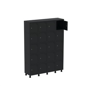 Armário Guarda Volume Locker Roupeiro 20 Portas Aço GRP 504/20 