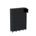 Ver imagem 1 de Armário Guarda Volume Locker Roupeiro 20 Portas Aço Grp 504/20 Preto