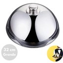 Ver imagem 2 de Cloche Aço Inox Tampa para Alimentos Cobertura Grande 32cm