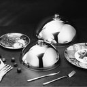 Ver mais imagens de Cloche Aço Inox Tampa para Alimentos Cobertura Grande 32cm