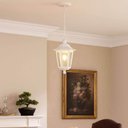 Ver imagem 2 de Kit 6 Luminárias Pendentes 58cm Branco Externo Colonial E27 Termoplástico Grega Dital