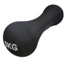 Ver imagem 1 de Halter Peso 3kg Emborrachado Antiderrapante Academia Treino Exercicio Pilates Fisioterapia Fortaleci