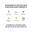 Ver imagem 6 de Rodapé de Poliestireno 3CMX16MM Frisado Metro Linear Barra com 240cm Flat Branco Graddus