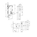 Ver imagem 3 de Fechadura Kit 821 Rolete Tetra Roseta Redonda Cromada 3F