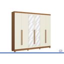 Ver imagem 3 de Guarda Roupa Casal 6PTS c/Esp Pés CB01T580 Off Kappesberg