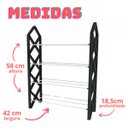 Ver imagem 2 de Sapateira Metal Organizador 4 Prateleiras Regulavel Uso Top