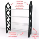 Ver imagem 3 de Sapateira Metal Organizador 4 Prateleiras Regulavel Uso Top