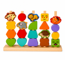 Ver imagem 1 de Jogo Educativo Brinquedo Encaixe Das Formas Madeira