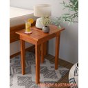 Ver imagem 6 de Mesinha de Apoio Lateral Retangular Madeira Rústica Raiz