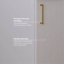 Ver imagem 7 de Balcão Canto Reto Planejado 1 Porta sem Tampo Marselha CabeCasa MadeiraOriginals Branco