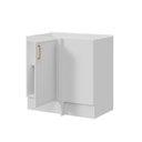 Ver imagem 5 de Balcão Canto Reto Planejado 1 Porta sem Tampo Marselha CabeCasa MadeiraOriginals Branco