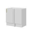 Ver imagem 2 de Balcão Canto Reto Planejado 1 Porta sem Tampo Marselha CabeCasa MadeiraOriginals Branco