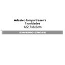 Ver imagem 3 de Faixa Tampa Traseira Saveiro Cross G5 / G6 Teu Adesivo Preto