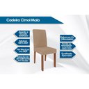 Ver imagem 3 de Kit 2 Cadeiras Sala Jantar Maia 2 Un Savana-cinamomo/suede Gengibre Bege - Cimol