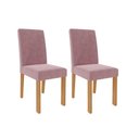 Ver imagem 6 de Kit 2 Cadeiras Sala Jantar Maia 2 Un Savana-cinamomo/suede Gengibre Bege - Cimol