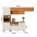Ver imagem 4 de Cozinha Compacta com Balcão Sicília 10 Portas e 1 Gaveta
