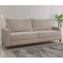 Ver imagem 1 de Sofá Fixo Living 2 Almofadas Soltas 4 Lugares 220cm Ares