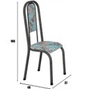 Ver imagem 2 de Sala de Jantar Mesa Retangular Tampo de Granito 6 Cadeiras Parati Uai Móveis