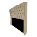 Ver imagem 6 de Cabeceira Estofada Liza para Cama Box Casal King Size 1.95cm: Bege