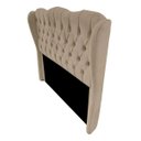 Ver imagem 5 de Cabeceira Estofada Liza para Cama Box Casal King Size 1.95cm: Bege