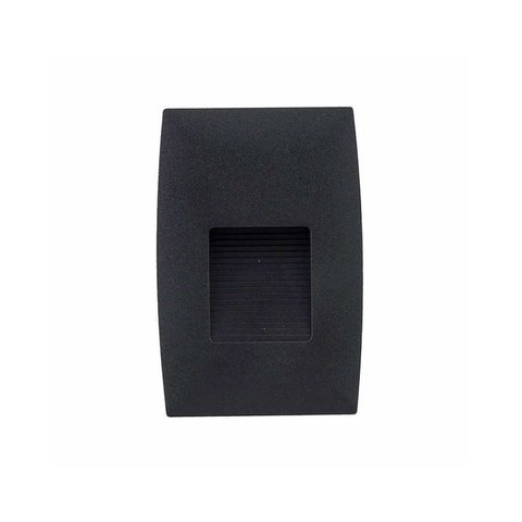 Balizador STEP V LED 2W 3000K PRETO IP65