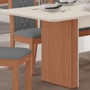 Ver imagem 3 de Sala de Jantar Tuboarte Mesa Manoela 160 com 6 Cadeiras Bella New