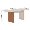 Ver imagem 5 de Sala de Jantar Tuboarte Mesa Manoela 160 com 6 Cadeiras Bella New