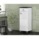 Ver imagem 1 de Balcão Bianca Branco Tampo Preto Filtro