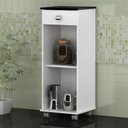 Ver imagem 2 de Balcão Bianca Branco Tampo Preto Filtro