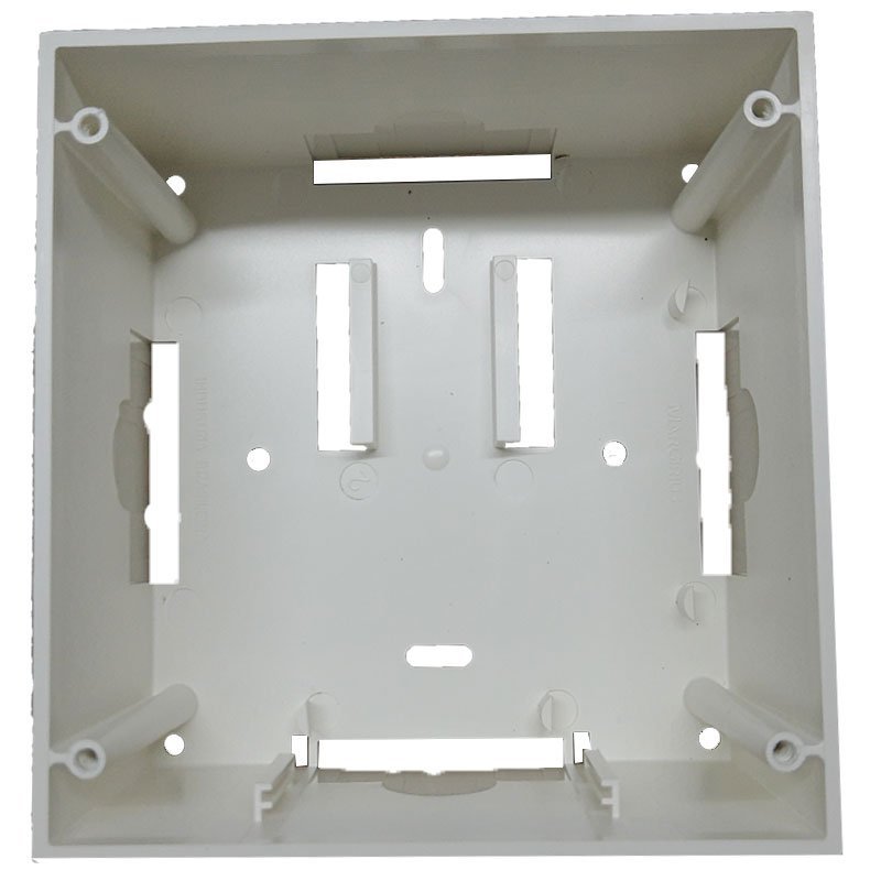Caixa 4x4 Versatil Sobrepor Branco MarGirius Slim Sobrepor 1 Controle Ventilador 127v + 3 Inte.simpl - 3