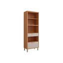 Ver imagem 4 de Paneleiro de Cozinha Eloise C- 3 Portas Basculantes Riscadas 1 Nicho P- Forno e 2 Gavetas 70 cm