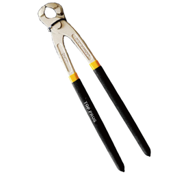 Alicate Corte Frontal 10" Torques Aço Carbono Niquelado Turquesa Armador Azulejista Piso Arame 250mm - 2