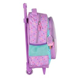 Mochila Escolar Infantil com Rodinhas Sorvete Ic41072up Violeta - Maxlog - 3