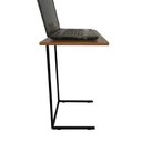 Ver imagem 3 de Mesa de Apoio Lateral Sofa Alice Base Ferro Preto Estilo Industrial Lorena Móveis