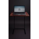 Ver imagem 2 de Mesa de Apoio Lateral Sofa Alice Base Ferro Preto Estilo Industrial Lorena Móveis