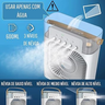 Ventilador Portátil de Mesa Mini Ar Condicionado Branco - 5