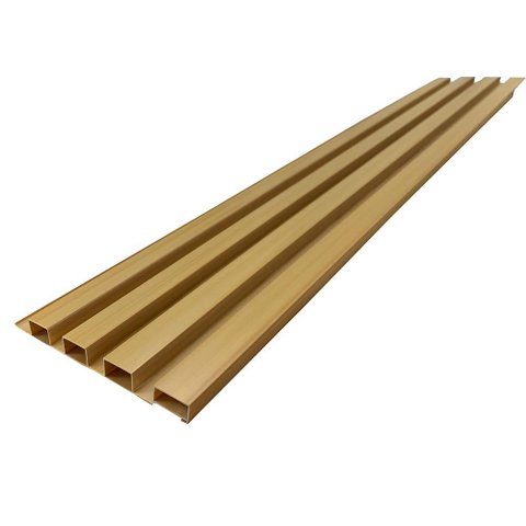 Painel Ripado Pvc 100cmx15cm 7un com 02 Canto Bariri - Tk:cerejeira